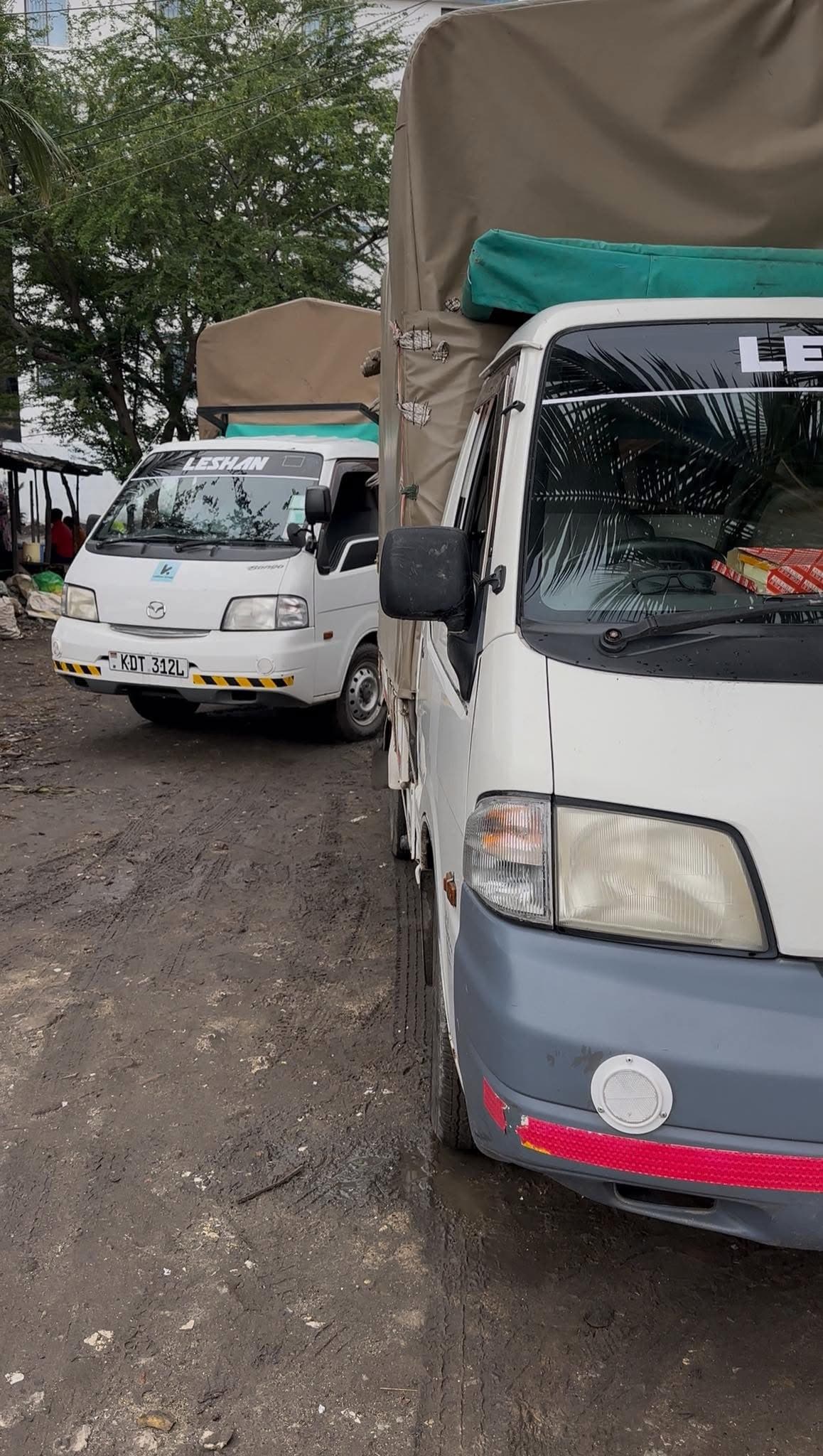 Our team delivering safely and on time in Mombasa